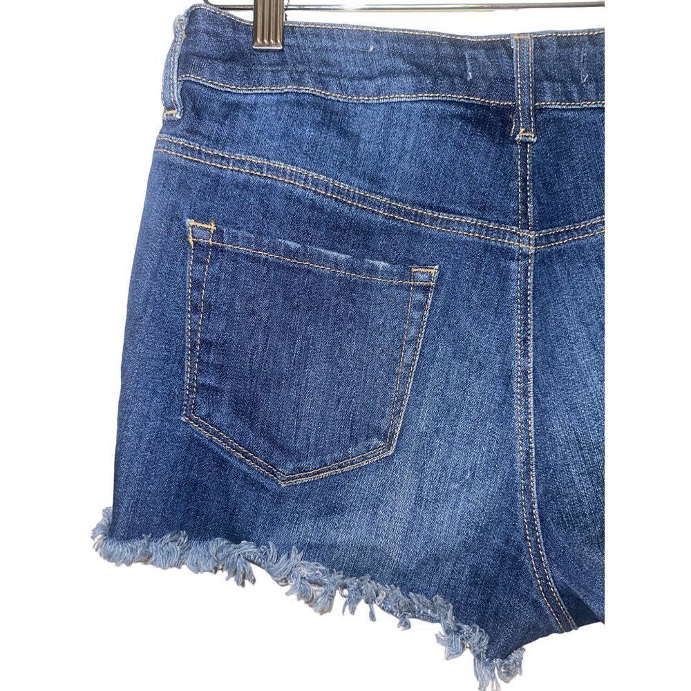 Bullhead High Rise Short With Pink Accent Size 7 - Picture 6 of 11
